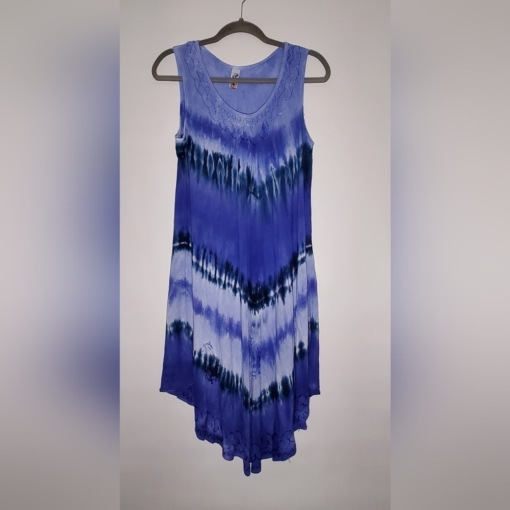 Blue Tie Dye Nightgown